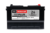 Motorcraft® Tested Tough® PLUS Batteries,$119.95 MSRP,